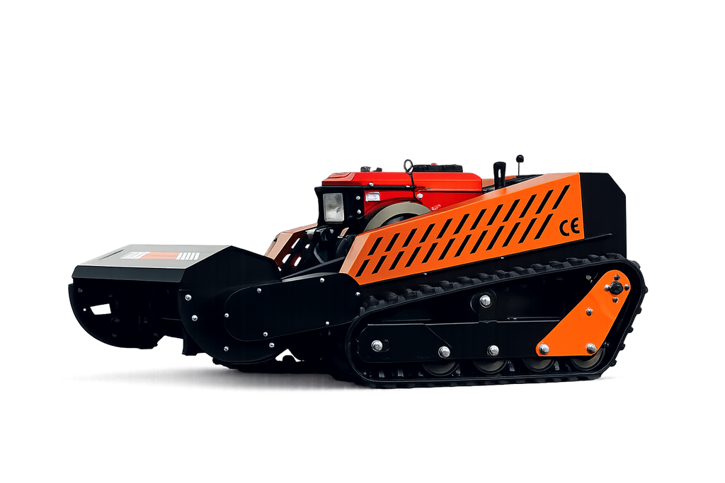DWF1000 Liquid-Cooled 18HP Diesel Engine Remote Control Flail Head Mulcher