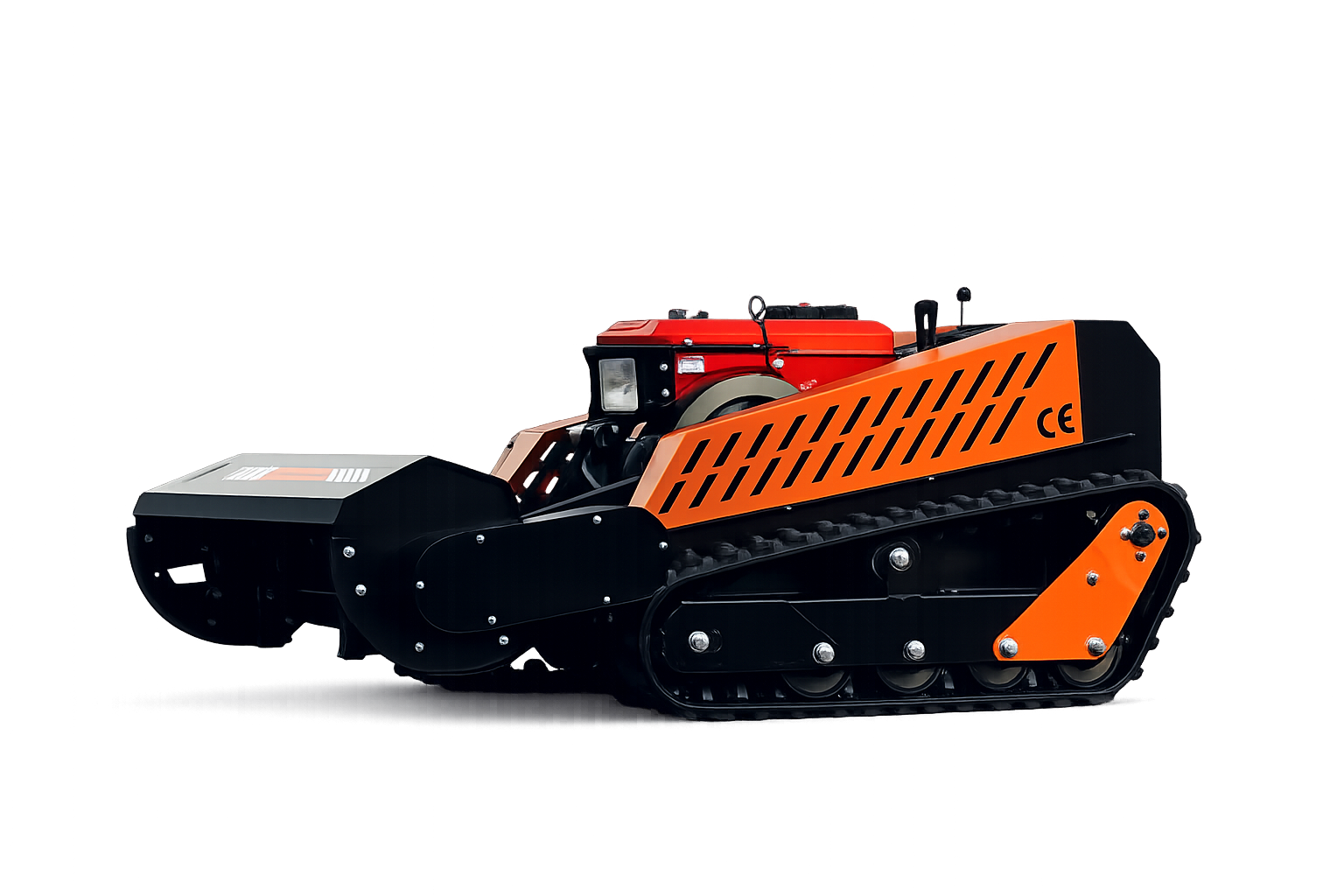 DWF1000 Liquid-Cooled 18HP Diesel Engine Remote Control Flail Head Mulcher