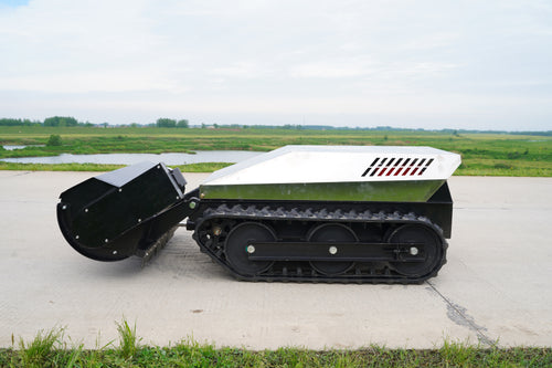 FP1000 Hybrid Electric 5Kwh with Petrol Generator Remote Control Flail Mulcher