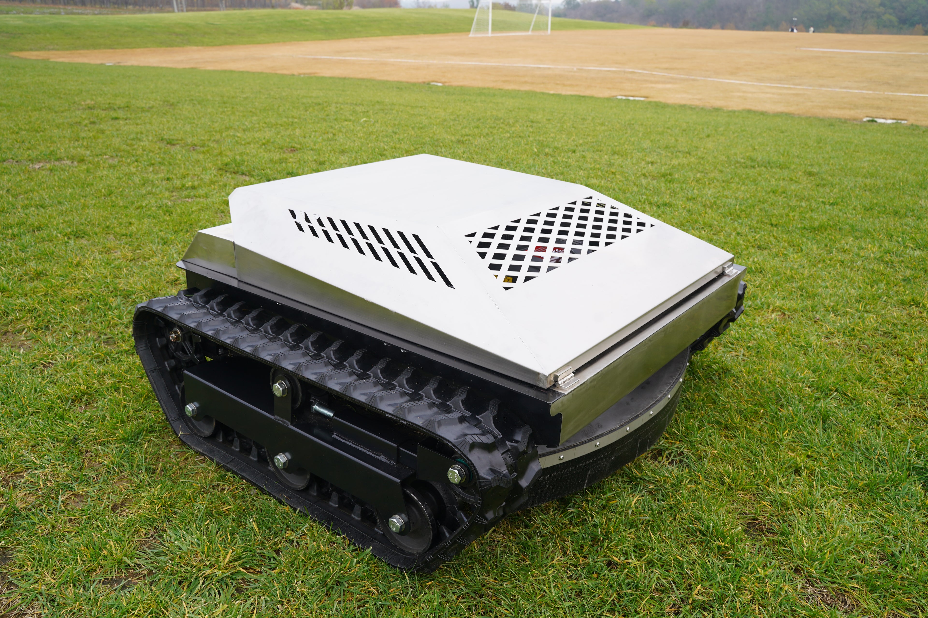 RS1000E 17Kwh Lithium-ion Battery Full Electric Remote Control Rotary Slashing Mower