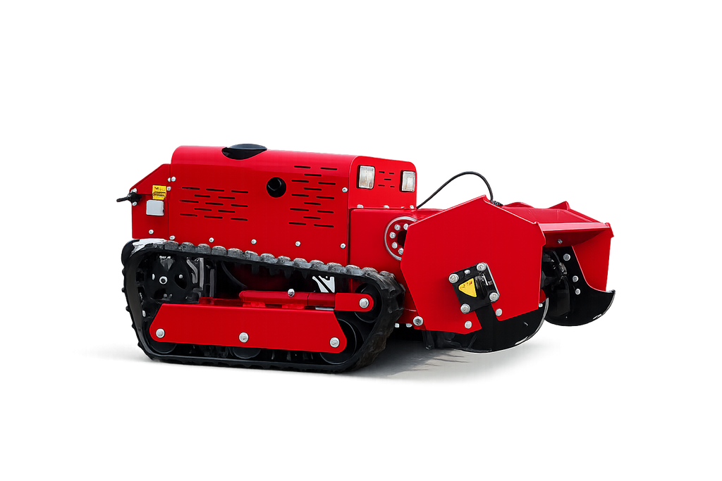 PAF1000 Air-Cooled 764cc Twin Cylinder OHV 27HP Petrol Engine Remote Control Flail Head Mulcher
